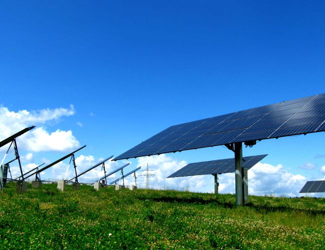 Professionelle Reinigung der Photovoltaik